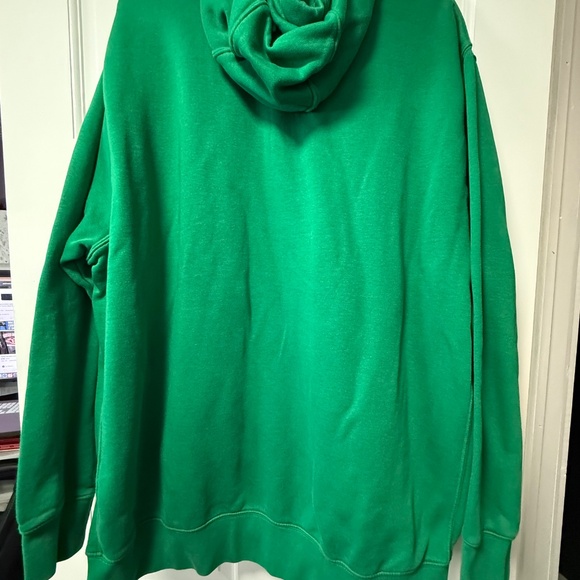 mens nike hoodie great shape green 2xl - Picture 4 of 4